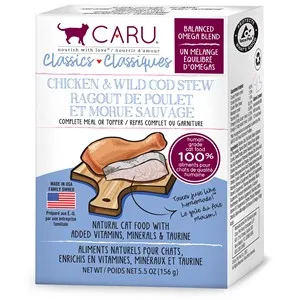 12/5.5oz CARU CAT Chicken/Cod Stew - Health/First Aid